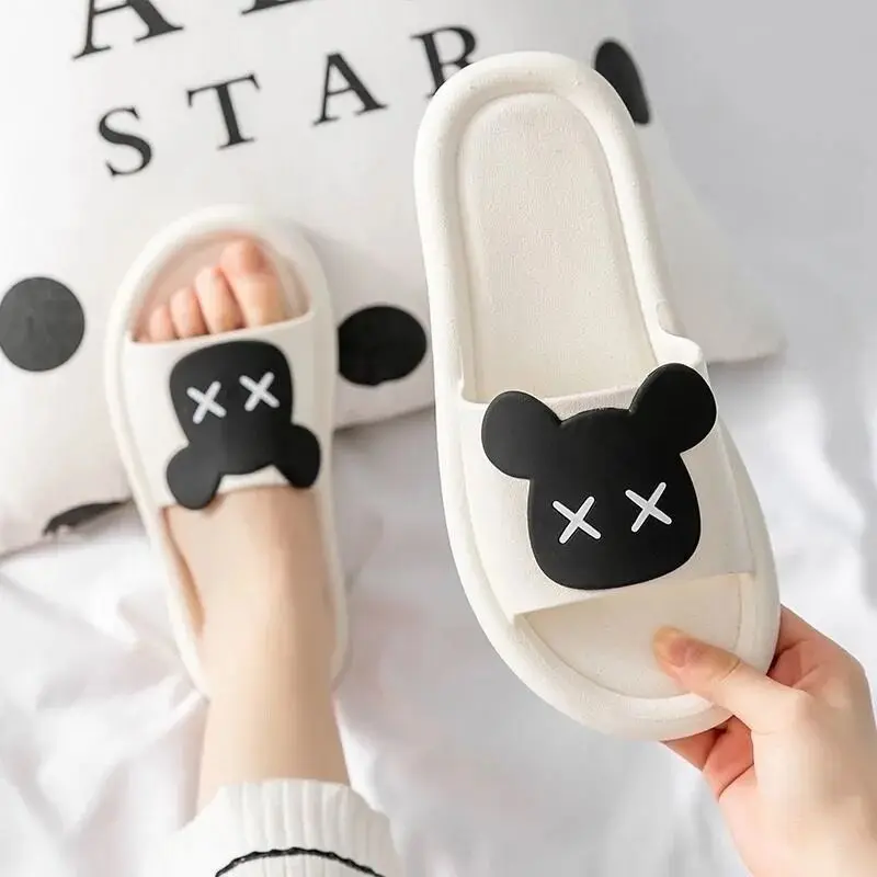 

Apanzu Summer Slippers Women 2021 trend Cute Platform Flip Flops for Women house indoor Flat Beach slides women room slippers