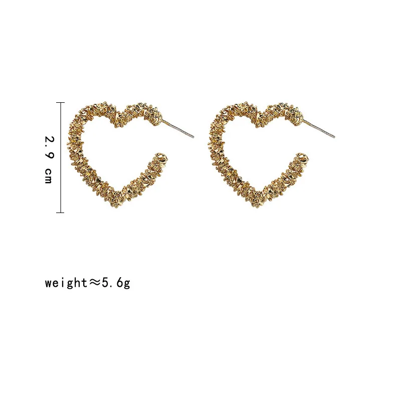 

earrings for women oorbellen hangers statement chain pendientes largos heart-shaped tassel trendy geometric Euro-American