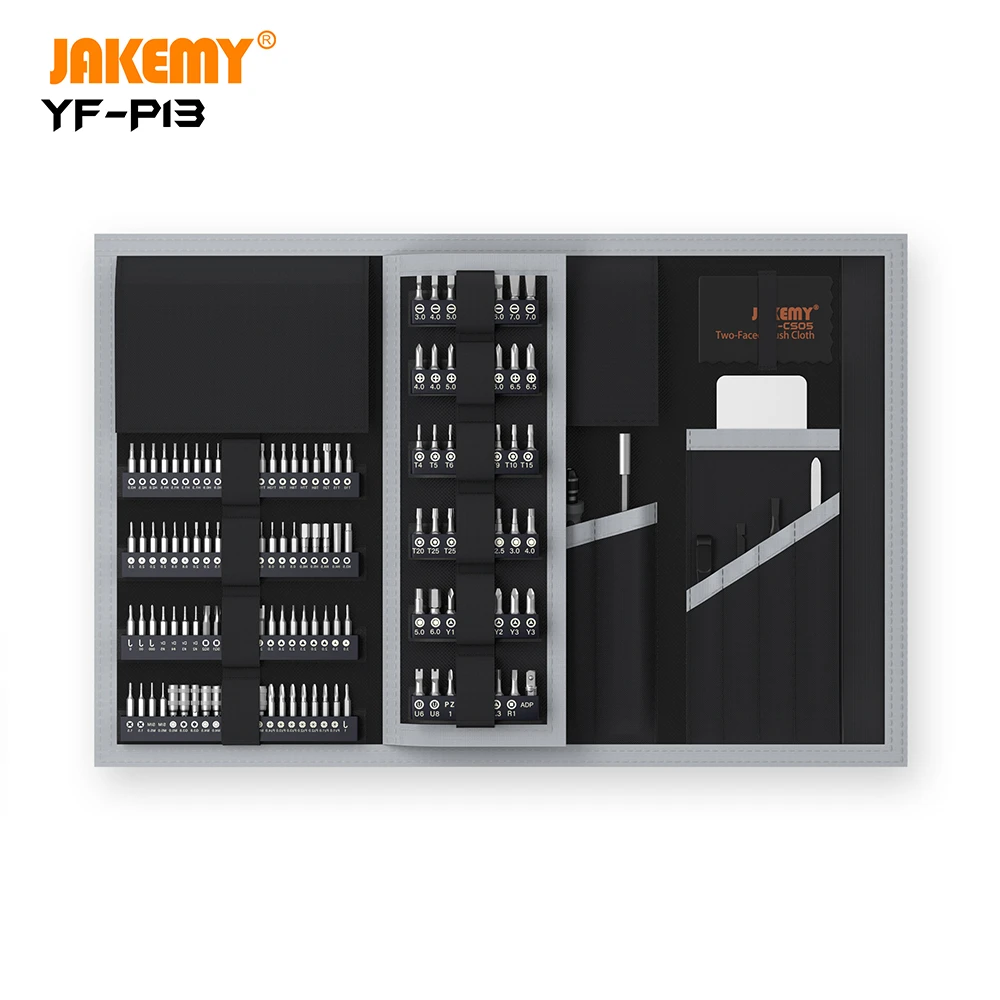 JAKEMY YF-P13 Precision Magnetic Screwdriver Set Spudger Pry Opening Tools For Computer PC Mobile Phone Repair Hand Tools