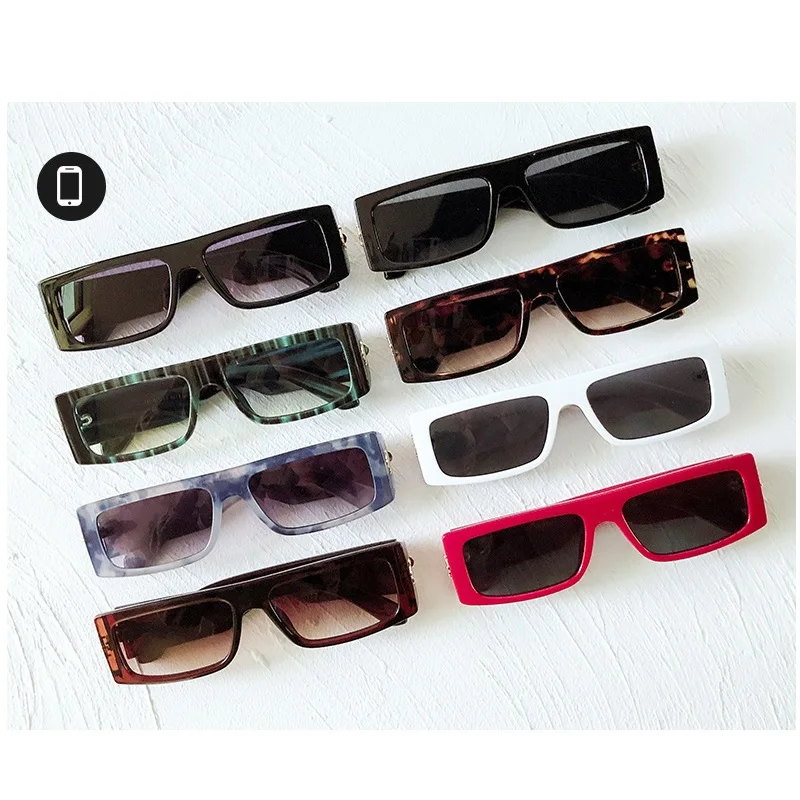 

Small Rectangle Sunglasses Men Women Square Sun Glasses Luxury Brand Travel Shades Vintage Retro UV400 Lunette De Soleil Femme