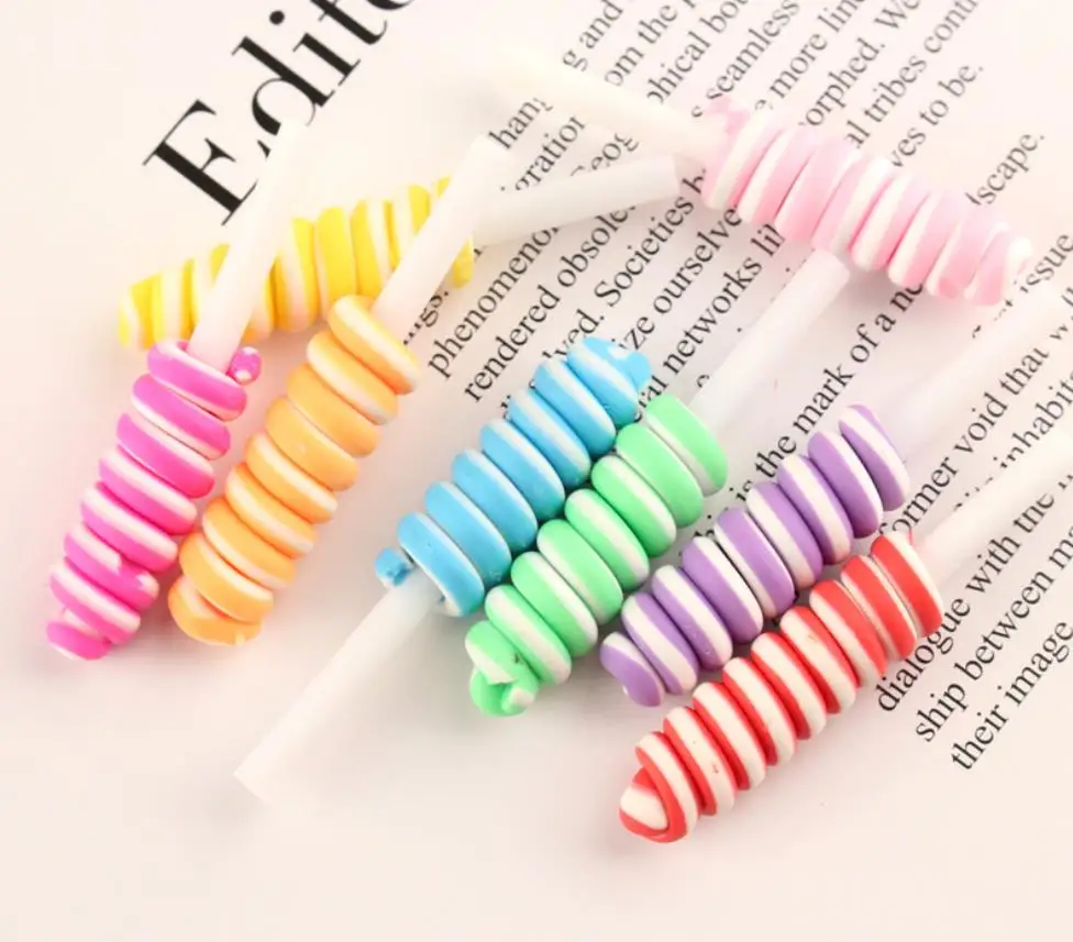 Милая имитация полимерной глины конфеты из смолы кабошоны для DIY еды детские