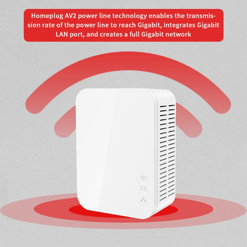 GLVISION GLPH3 1000 Мбит/с сетевой адаптер AV1000 Ethernet PLC Комплект гигабитная линия питания