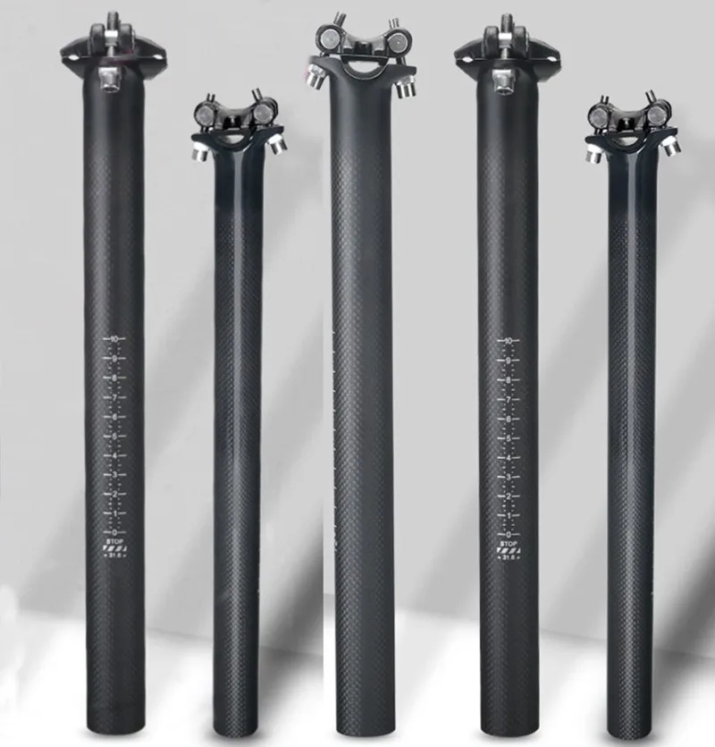 

TOSEEK Matte Black Carbon Bicycles Seatpost Mountain Bikes Parts For Cycling MTB Seat Post Sets