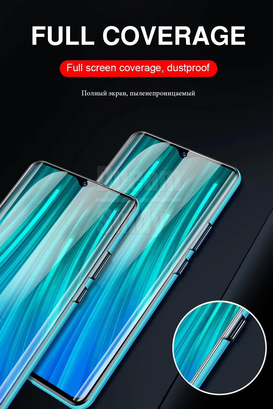 3-1 шт 100D Гидрогелевая пленка полное покрытие для Xiaomi Redmi 7 7A Note 7 8 Pro Защитная пленка для экрана для Note 8 7 профессиональная защитная пленка