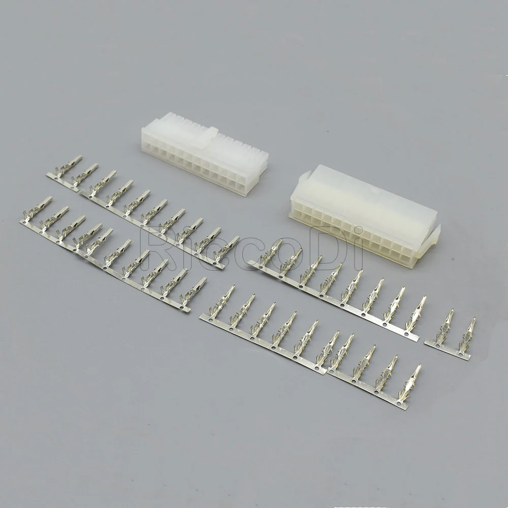 20 наборы для ухода за кожей 2x2/3/4/5/6/7/8/9/10/11/12Pin 14/16/18/20/22/24Pin 4,2 мм Шаг 5557 5559 Соединитель с клеммами мужской гнездовой соединитель - Цвет: 2X12P