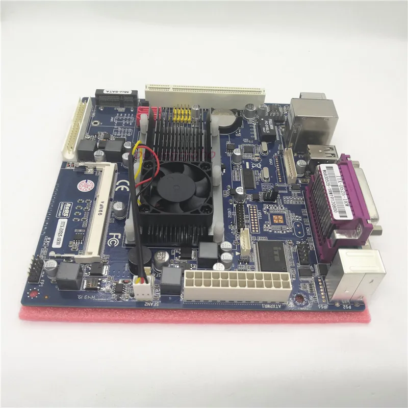Материнская плата Atom D525 mini-itx встроенный двухъядерный процессор для POS-аппарата