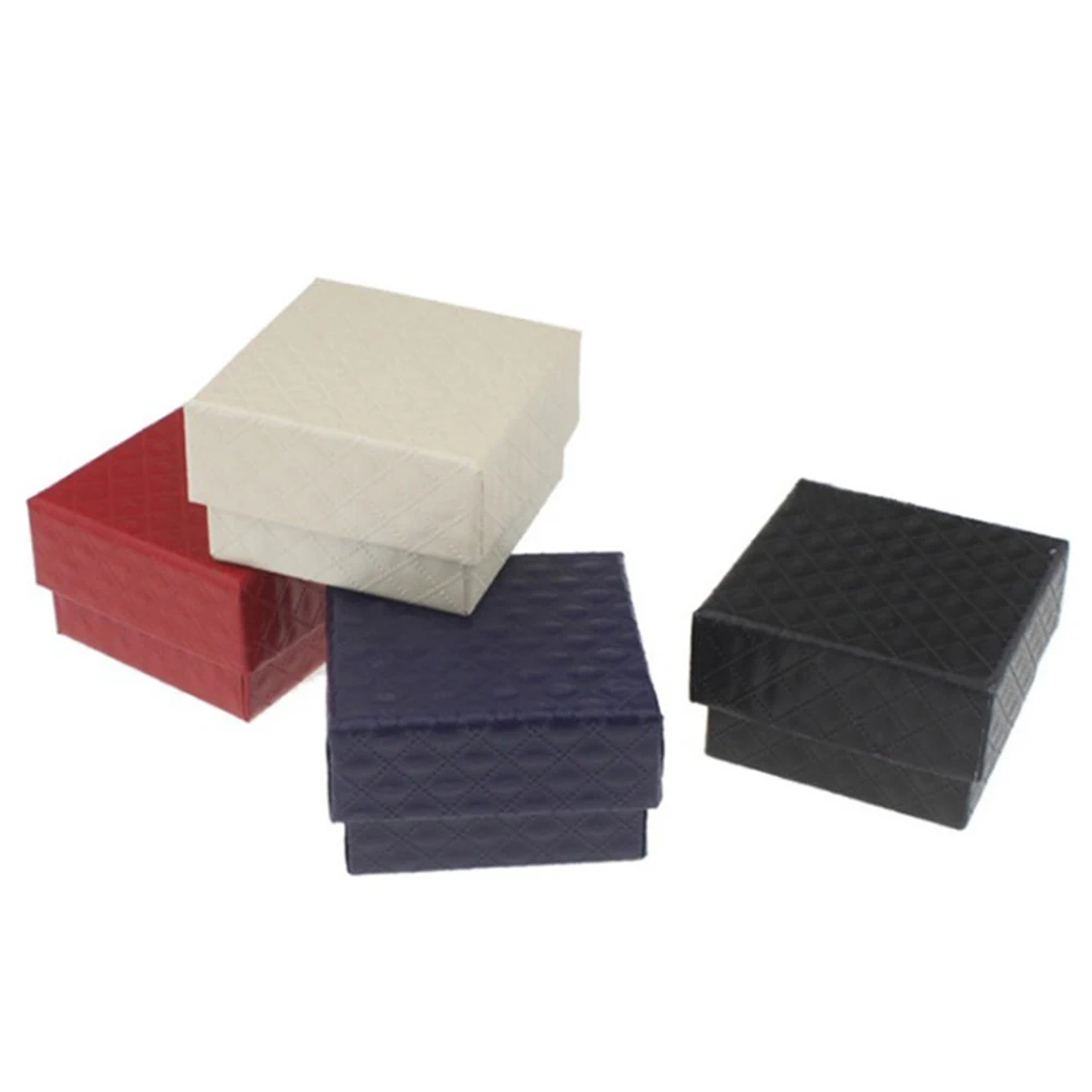 Оптовая продажа Подарочные коробочки кольцо ожерельлье серьги браслет бумажные