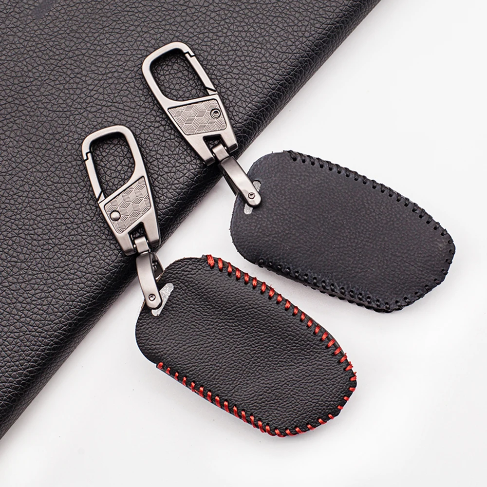 Новый стиль Двусторонняя Автомобильная сигнализация 100% кожаный чехол для Pandora DXL
