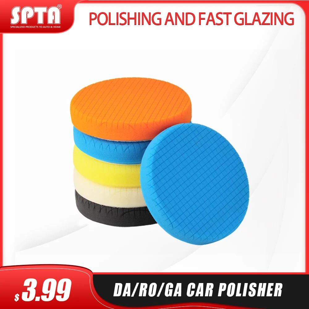 Полировальные накладки SPTA для автомобиля полировальные 3 5 дюйма (90 мм)/5 (135 мм)/6 (165