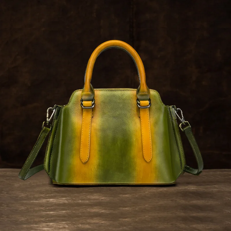 Новинка 2021 Женская Ретро сумка на одно плечо Диагональная Сумка ручная работа