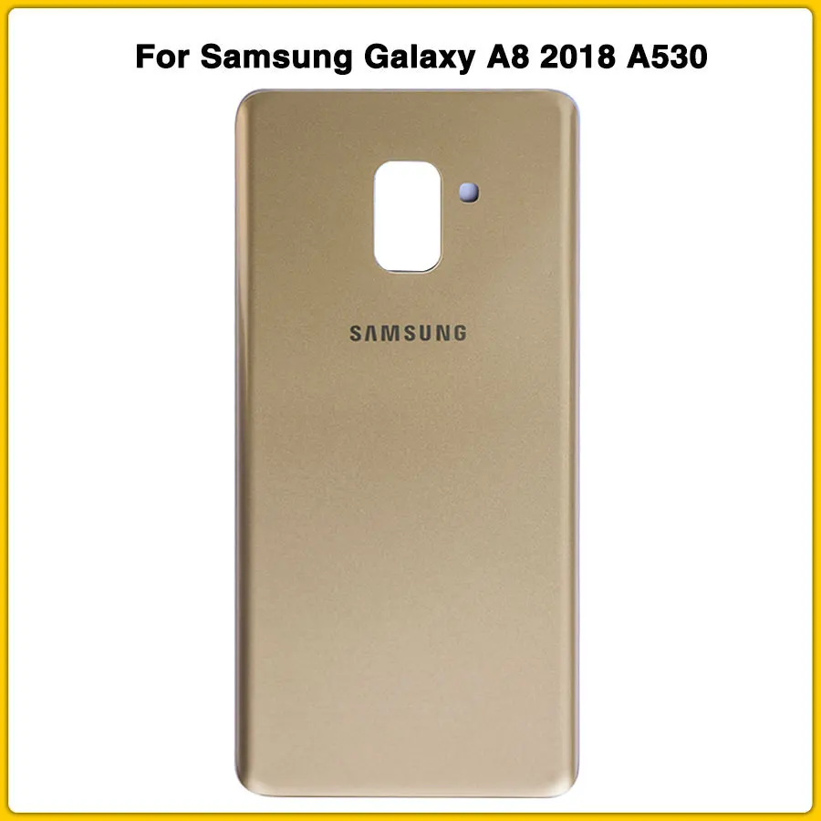 Чехол A8 2018 с объективом для samsung Galaxy A530 A530F задняя крышка на дверь наклейкой |