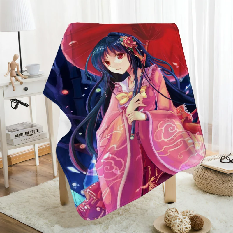 ?? Musifeカスタムhouraisanかぐやフランネル毛布デザイン独自の毛布フランネル毛布ソファdiyのドロップシッピング