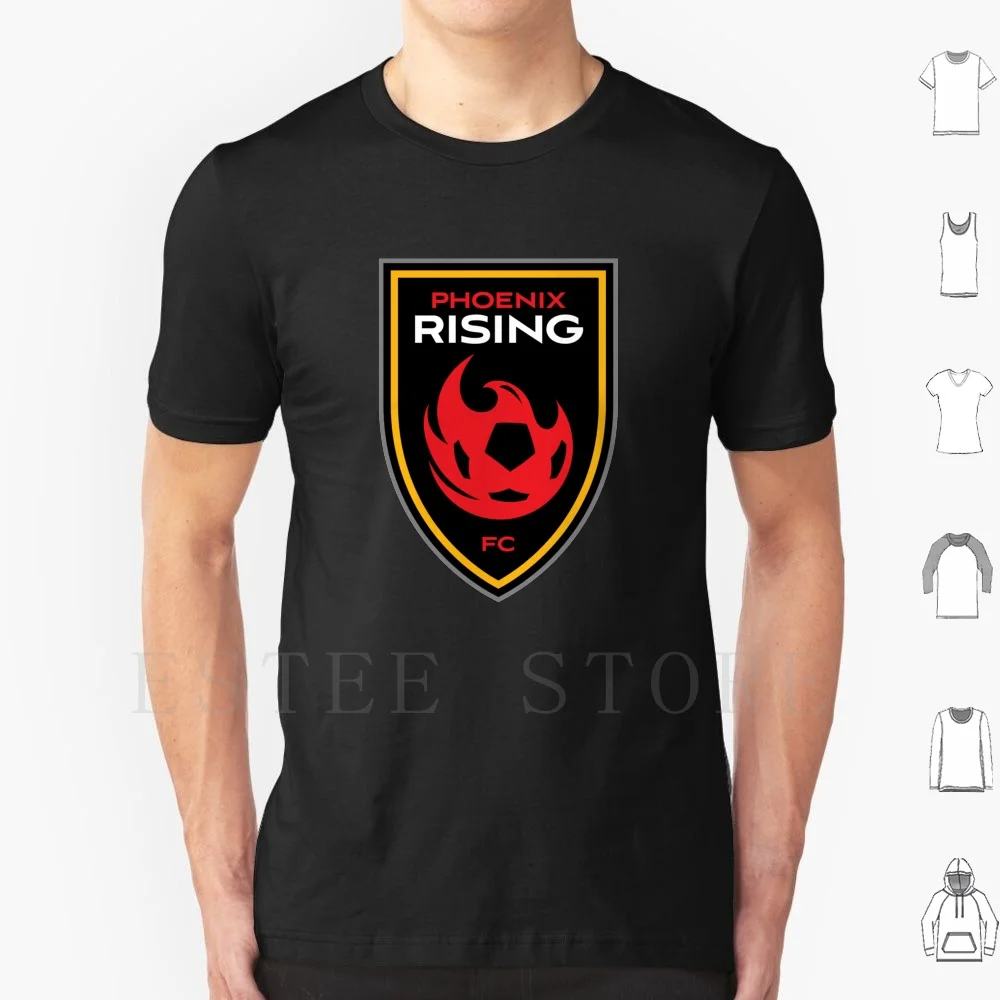 

Phoenix Rising T Shirt Men Cotton 6xl Phoenix Rising Professional Soccer Game Sports Football Football Club Foot Ball Foot Ball