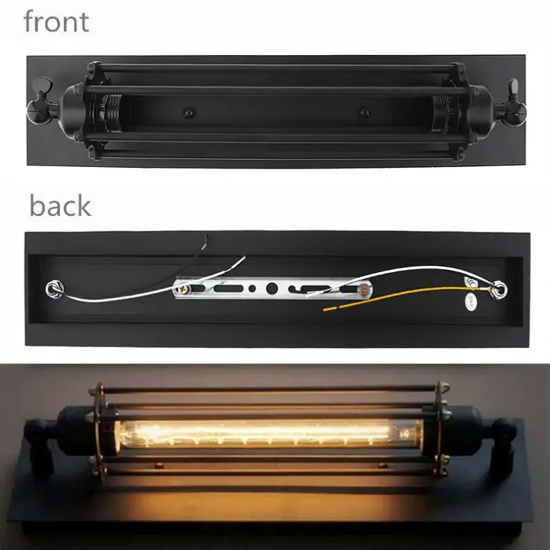 Домашние светодиодные лампы T300 промышленный длинный настенный светильник в
