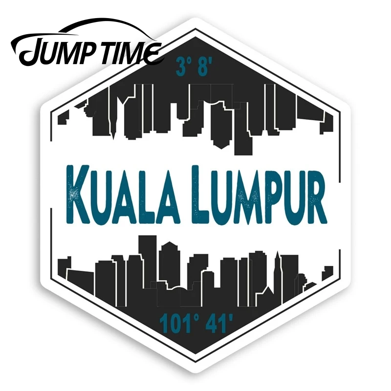 Jump Time Kuala Lumpur City виниловая наклейка s Малайзия Путешествие багажная
