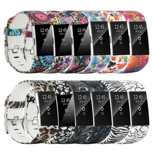 (C2HS) для Fitbit Charge 2 ремешка, мягкий Регулируемый сменный спортивный браслет для Fitbit Charge 2 Smallbig