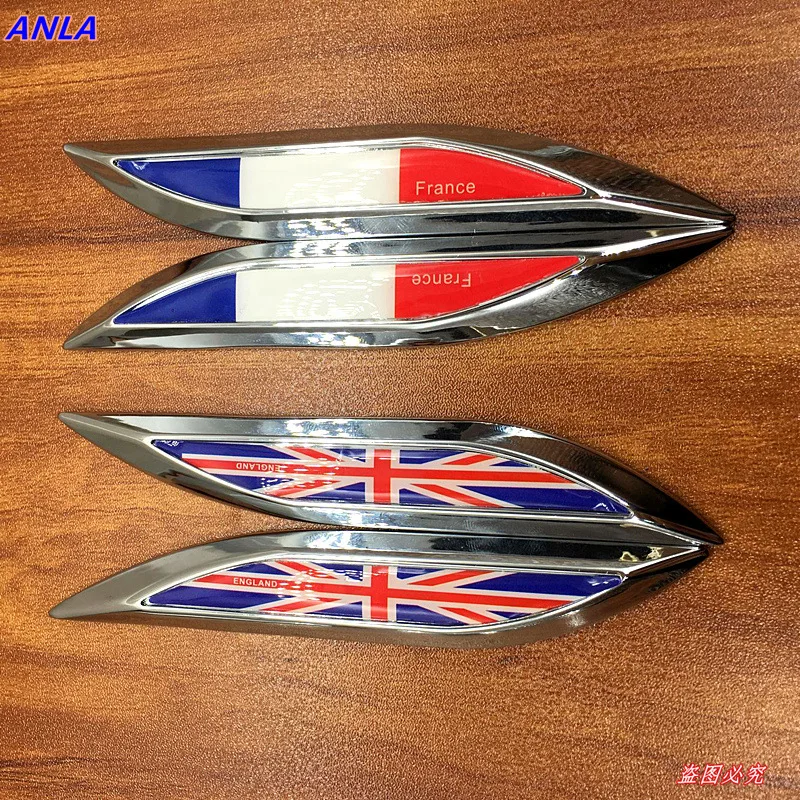 2 шт. = 1 комплект значок из металлического цинкового сплава с национальным флагом