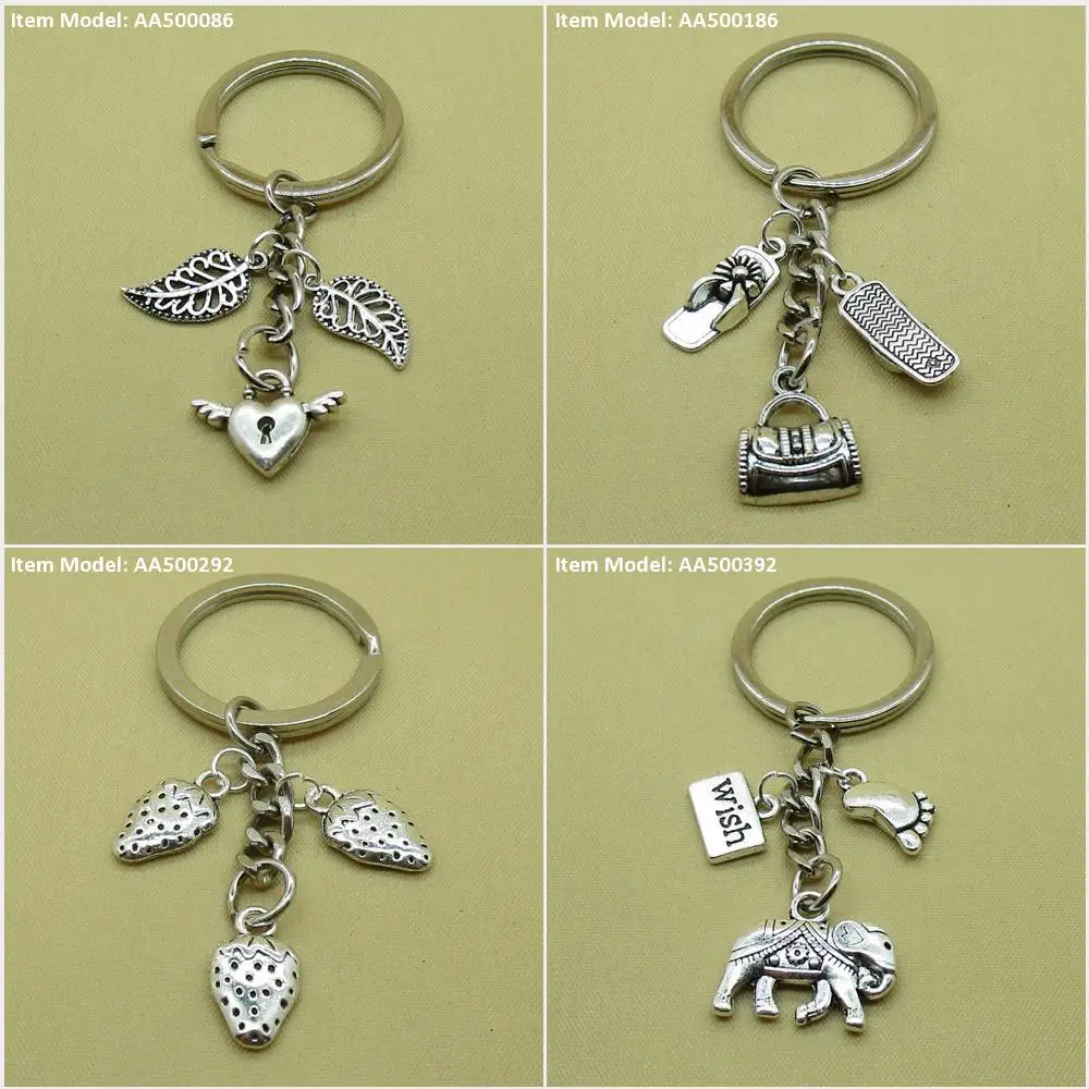 Брелок с крыльями и сердечками кошелек листьями сумка Наплечные тапочки