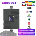 Усилитель сигнала GOBOOST GSM 2G CDMA 850 900 UMTS 2100, усилитель LTE 4G DCS 1800 PCS 1900 AWS 1700 LTE 800 700 2600, ретранслятор