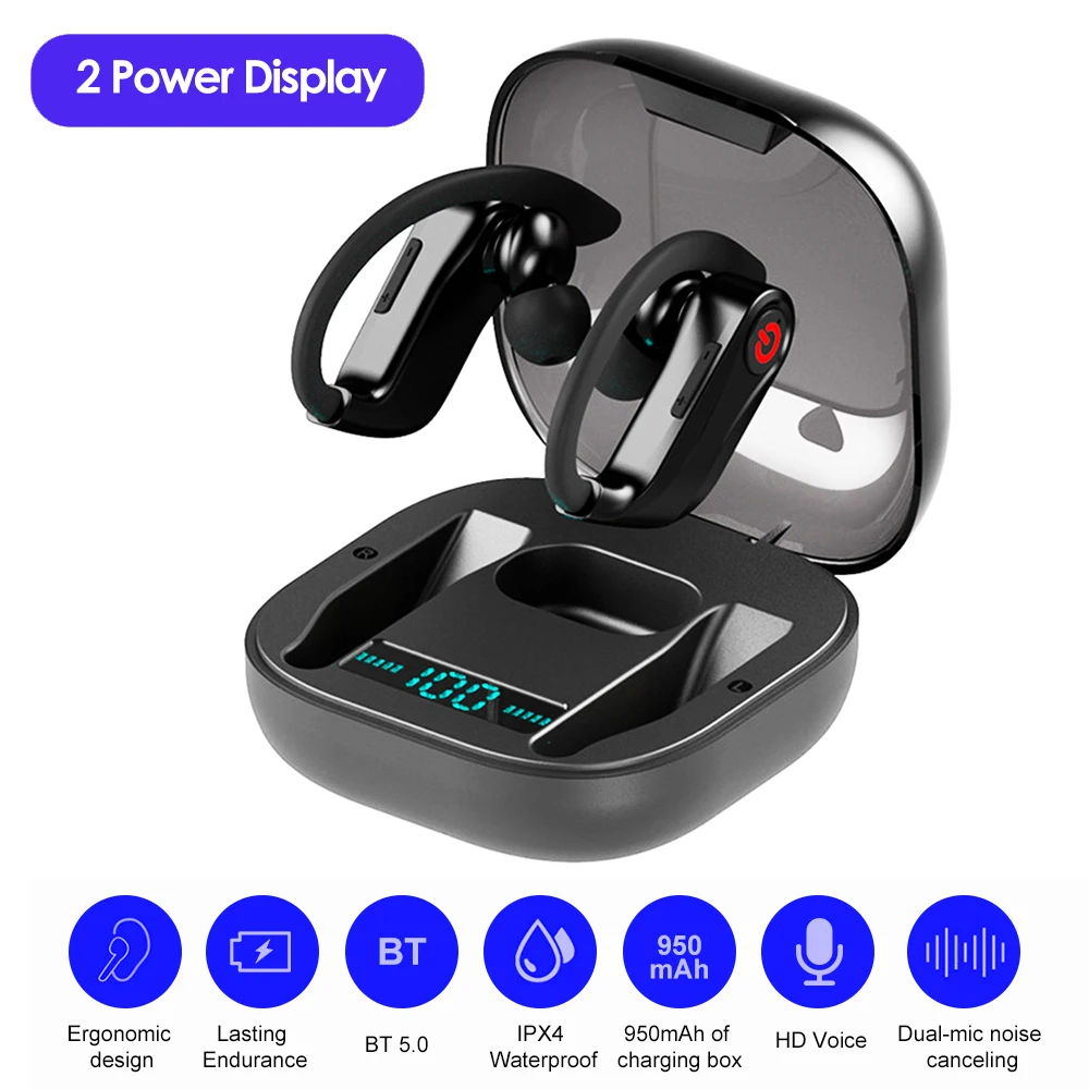 Q62 Спортивные Bluetooth 5 0 гарнитуры мини TWS наушники стерео беспроводные долгое время