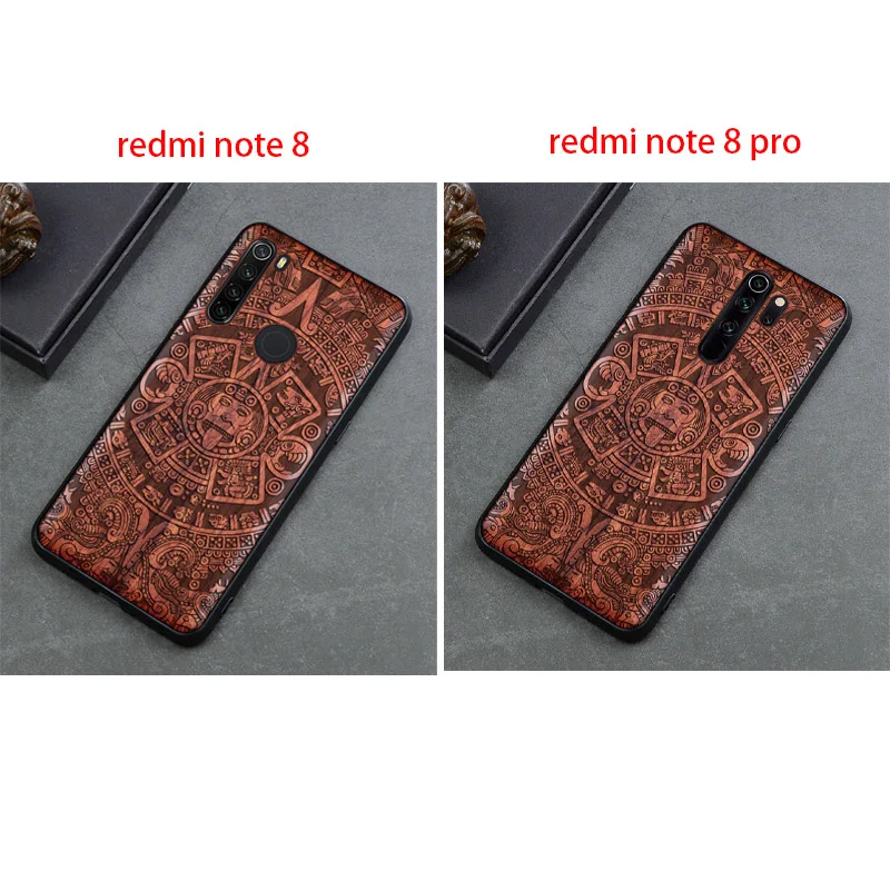 Новинка, чехол для redmi note 8 pro, тонкая деревянная задняя крышка, ТПУ чехол-бампер для Xiaomi redmi note 8, Xiomi redmi note 8 Pro, чехол для телефона s