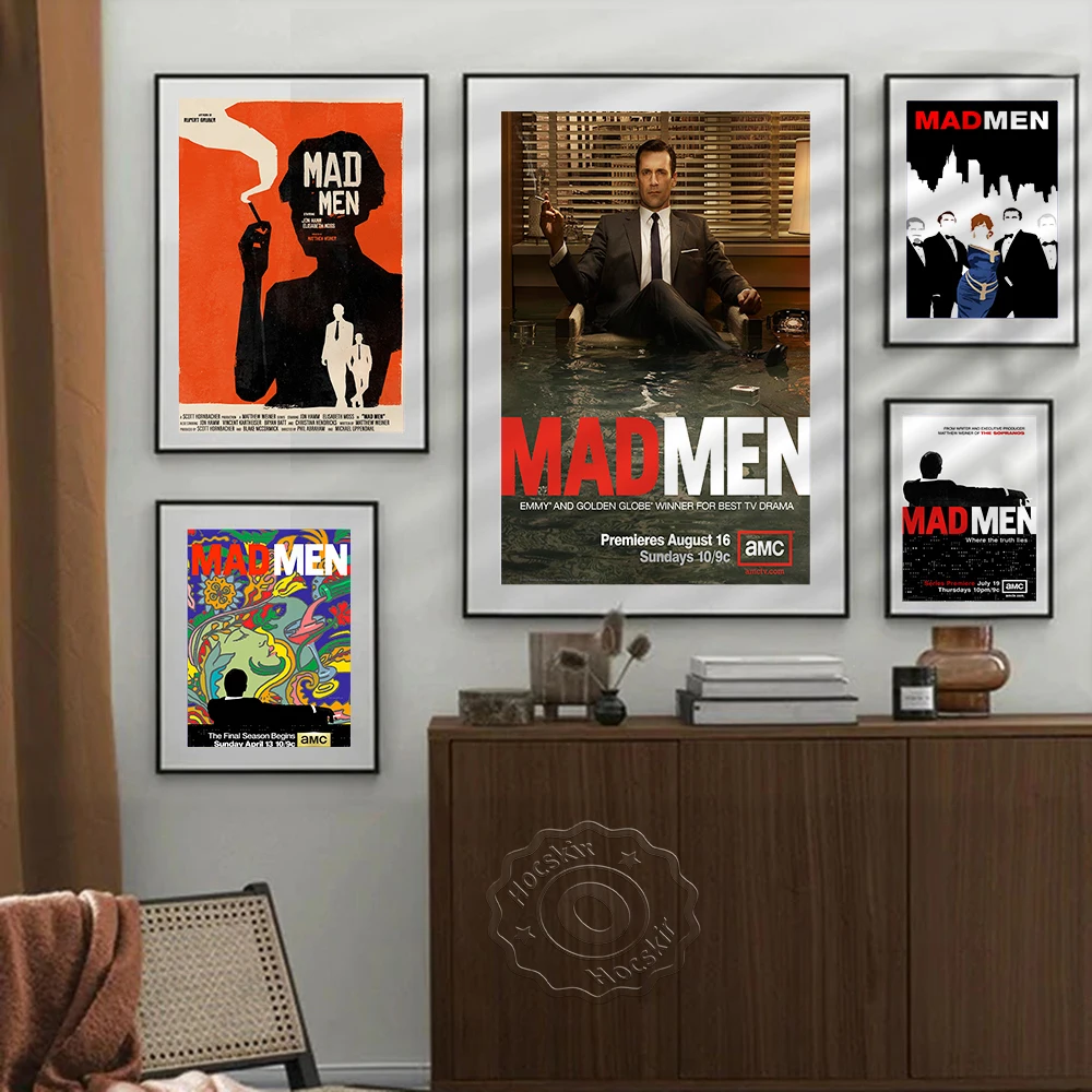 

Movie Mad Man Poster, Wall Stickers, Mad Man Prints Poster, Exhibition Museum Poster, Gift, Wall Picture, Retro Poster,