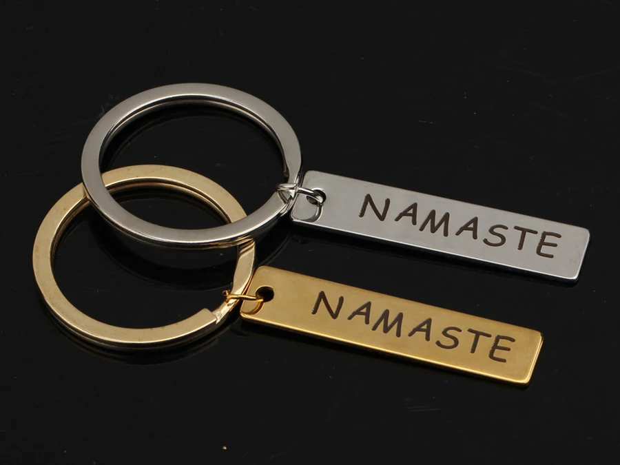 Модная поэма металлический влюбленный кольцо для ключей из нержавеющей стали