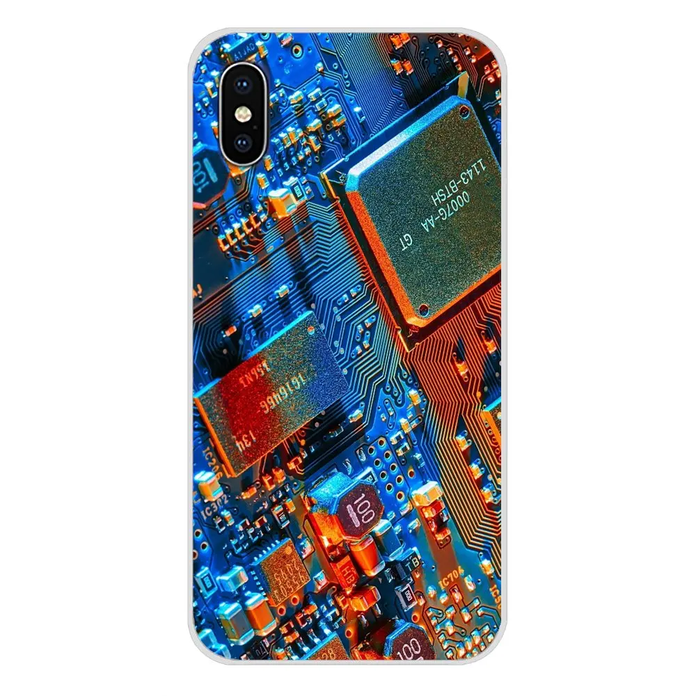 Phone Case Protector For Xiaomi Mi4 Mi5 Mi5S Mi6 Mi A1 A2 5X 6X 8 9 Lite SE Pro Max Mix 2 3 2S Computer Battery Circuit Board | Мобильные