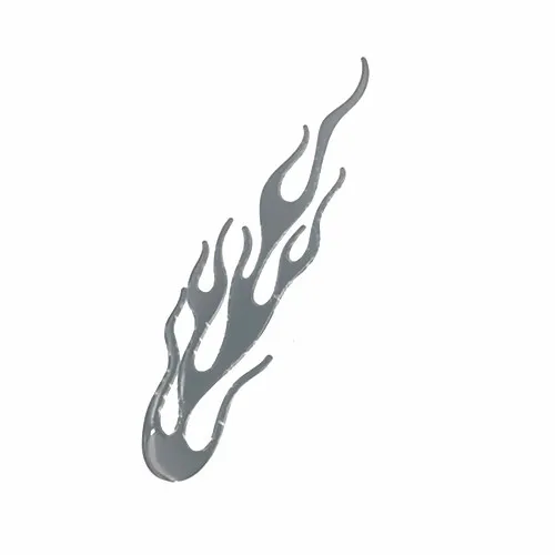 Автомобиль Мотоцикл 3d Пламя огня Светоотражающая наклейка виниловая