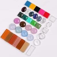 10 pcspack water ripple nails color card fashion transparent glass color cards for nail art design 2021 display accessories