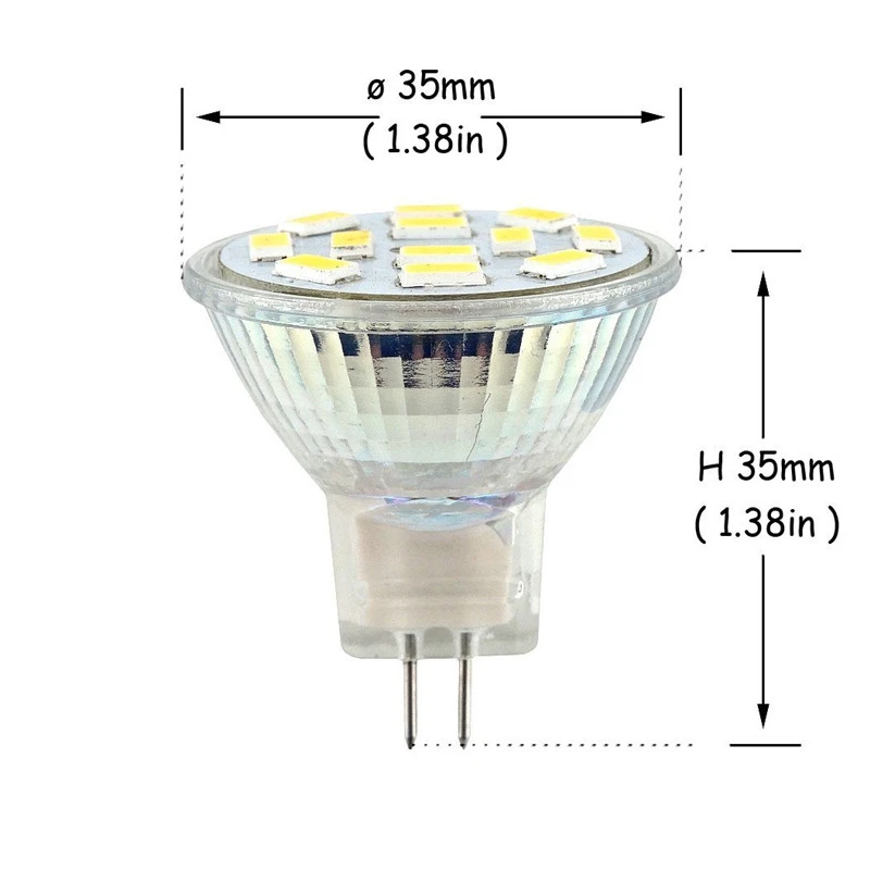 1-10X Dimmable 3W 5W 7W MR11 12V LED Lamp Spotlight 9LEDs 12LEDs 15LEDs 5730 SMD bulb Chandelier Replace Halogen Lights Lighting | Лампы и