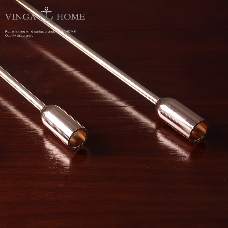 Старинный держатель для свечей Подсвечник В Стиле Ретро Железный Золотой