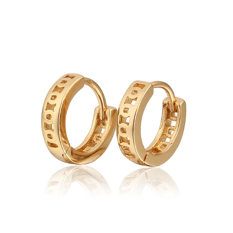 

Wholesale 2021 Children Earring Gold Color Baby Hoop Earrings CC Children's Brinco Earings Fashion Free shipping 5E18K-81