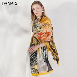 2020 шелковый длинный шарф, роскошный бренд, новый дизайн, женское пляжное одеяло, шаль, одежда для плавания, бандана, хиджаб, защита лица, фуляр