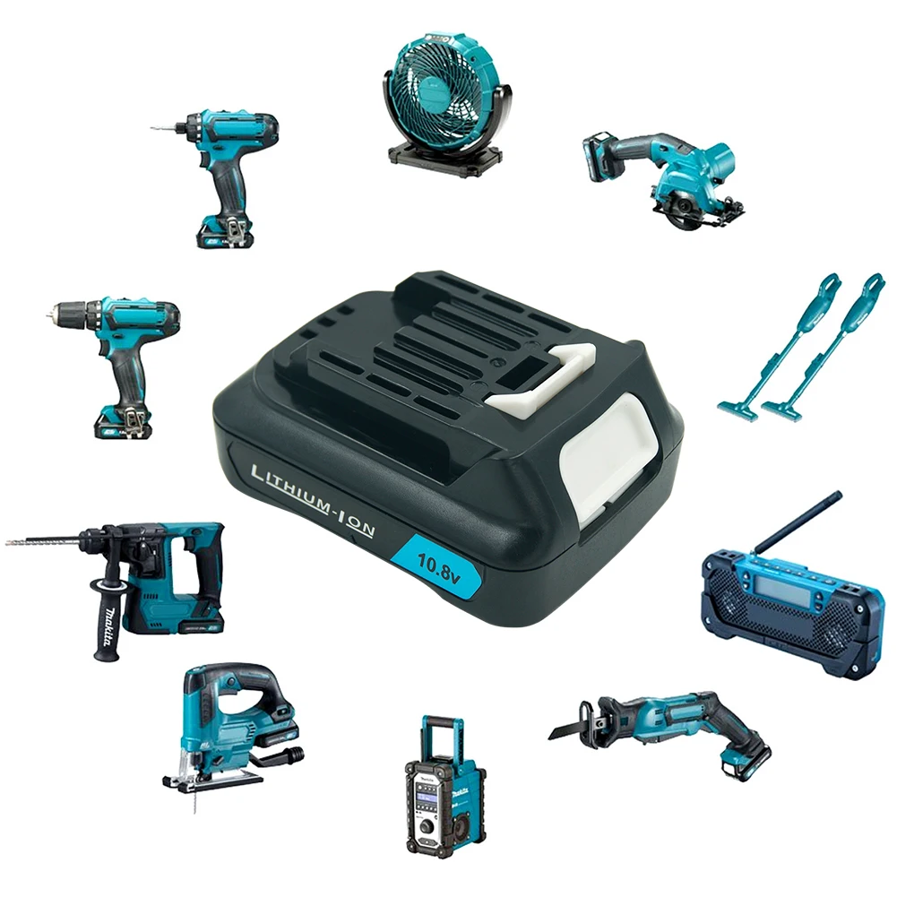 2000mAh 12V Max CXT Lithium-Ion Rechargeable Battery for Makita BL1021B BL1041B BL1015B BL1020B BL1040B DC10WD Cordless Drills |