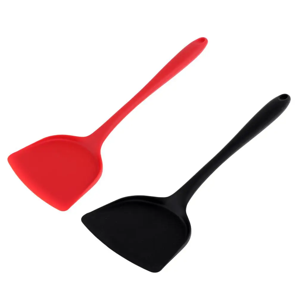 Длинная искусственная лопатка для переворачивания яйца крепа с гамбургерами