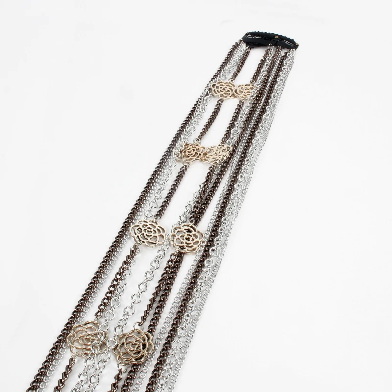 Многослойный кулон с полым цветком аксессуары для волос ювелирные изделия