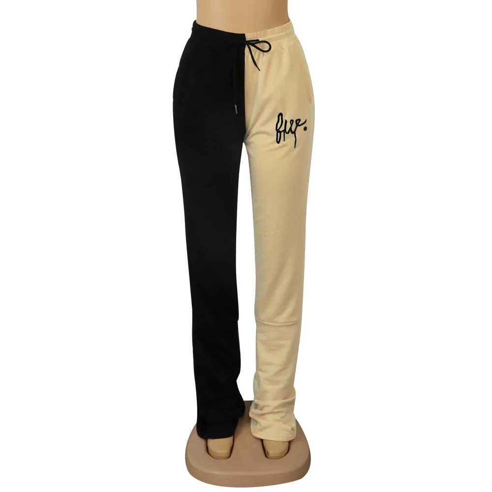 Летние повседневные штаны для бега женские спортивные брюки с высокой талией