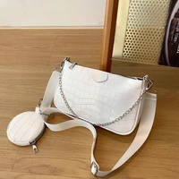 fashion stone pattern shoulder bag lady handbags and purses trendy crossbody bags for women designer underarm bags