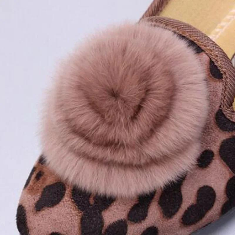 Женские туфли на плоской подошве с острым носком из флока|Обувь без каблука| |