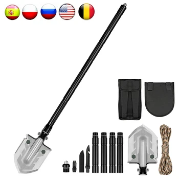 MT1027 Outdoor Survival Self Shovel Multi-purpose Fold Shovels Tool Shovel Spade For Hunting Camping Defense Security Tools 1
