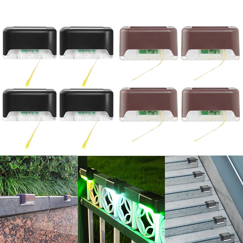 Водонепроницаемый светодиодный светильник для лестницы IP65 на солнечной батарее