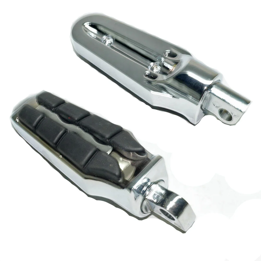 Male Mount Motorcycle Rubber Footrest Footpegs Floorboard For Harley Iron XL 883 1200 Street 750 500 Touring Custom Dyna Softail