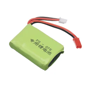 Перезаряжаемая литий-полимерная батарея 7,4 В, 1500 мАч для Flysky FS-GT5 2,4G 6-канальный передатчик для радиоуправляемого автомобиля, лодки, пульта дистанционного управления, аккумулятор 2s 7,4 В