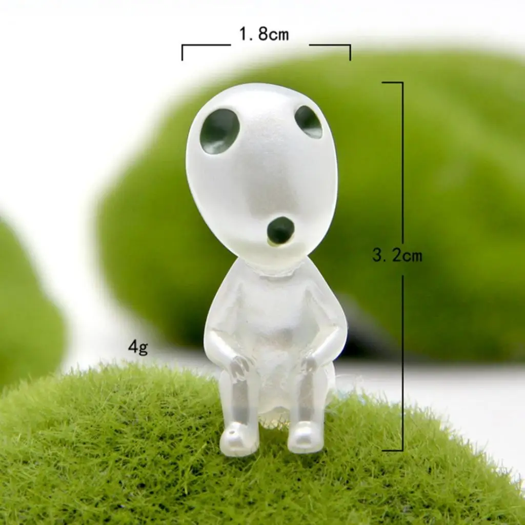 Новинка упаковка из 5 мини смолы светящееся дерево кукла эльф милый статуя