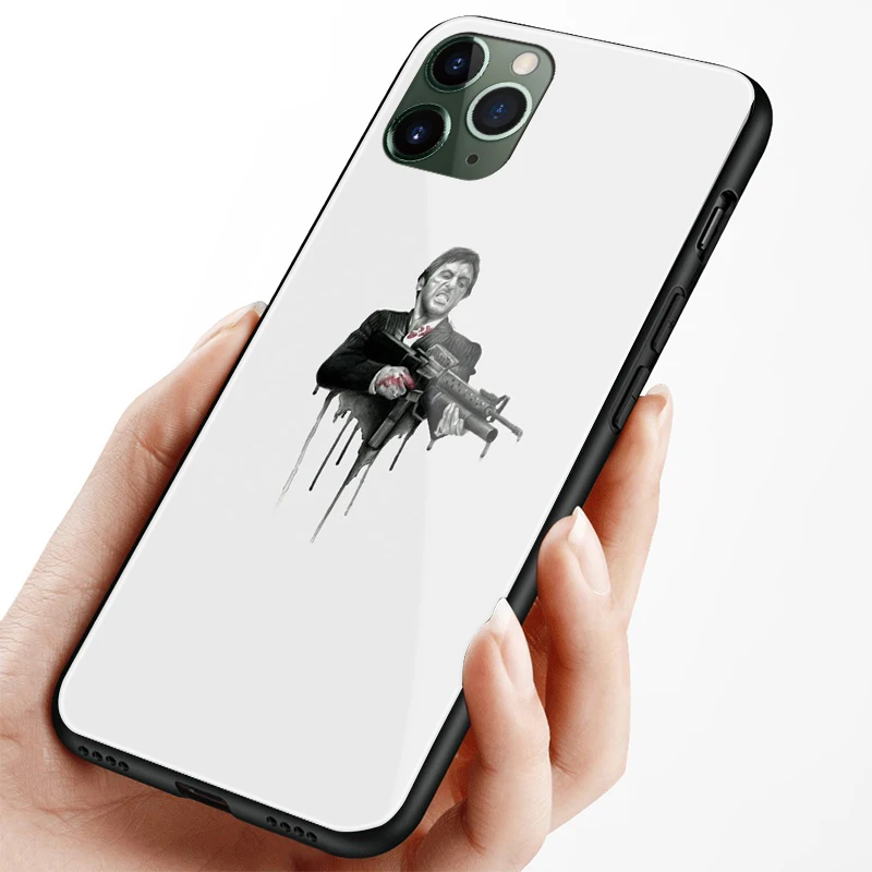 Scarface 1983 пленка Аль Пачино мягкий силиконовый стекло чехол для телефона iPhone SE 6 6s 7 8