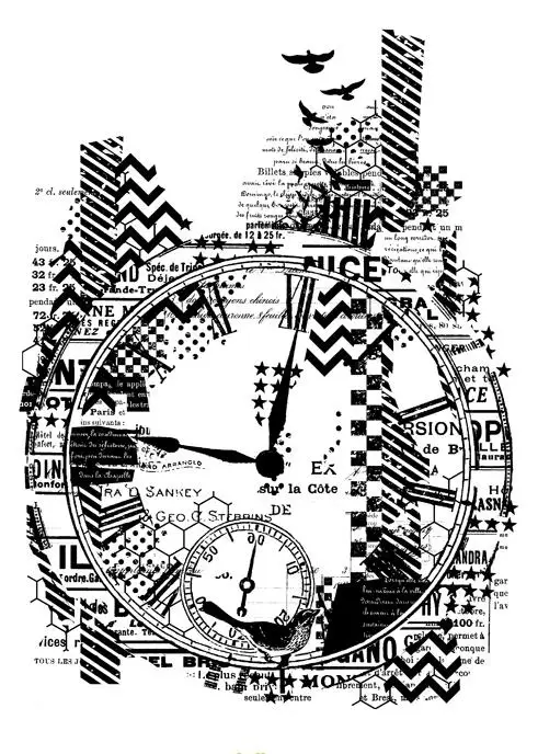 Ретро часы Прозрачный штамп/прозрачные штампы/Набор для DIY скрапбукинга фото