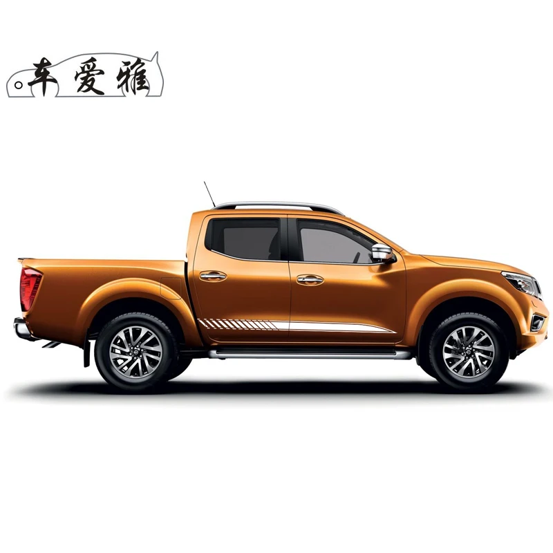 

2 шт., виниловые наклейки для NISSAN NAVARA 2014, 2015, 2016, 2017, 2018