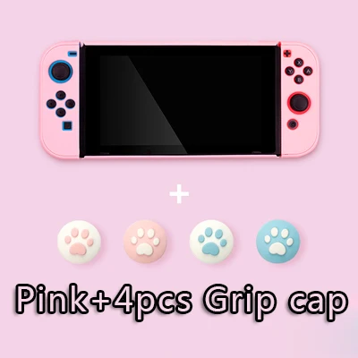 Защитный чехол, чехол для nintendo NS Switch Joy Con, чехол, корпус, корпус для nintendo Switch, консоль, задняя крышка, чехол - Цвет: Pink 2.0