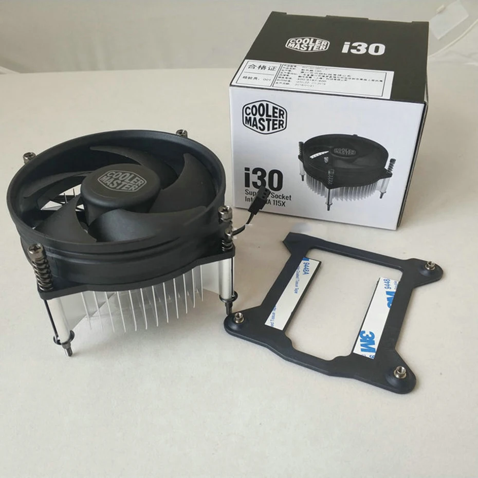 Cooler Master i30 MINI 92 мм Прочный тихий вентилятор кулер для ЦП ультратонкий дизайн intel